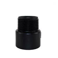 Charlotte Pipe  2 in. Hub   x 2 in. Dia. MPT  ABS  Adapter