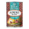 Eden Foods Organic Aduki Beans - Case of 12 - 15 oz.