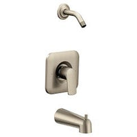 Brushed nickel Posi-Temp(R) tub/shower