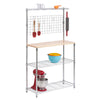 Honey-Can-Do 61 in. H X 36 in. W X 14 in. D Silver Steel Baker's Rack