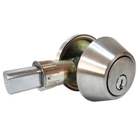 Single-Cylinder Mobile Home Deadbolt, Stainless Steel (Pack of 2)