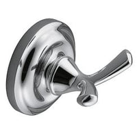 CHROME DOUBLE ROBE HOOK