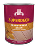 Superdeck Transparent Satin Redwood Penetrating Oil Deck Stain 1 qt. (Pack of 6)