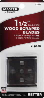 1-1/2-In. 4-Edge Scraper  Blades, 2-Pk.