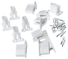 12-Pack White Wall Bracket