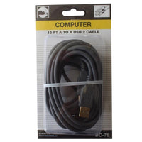 Black Point Products 15 ft. L USB Cable