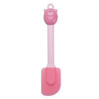 Joie 7802 9.75 X 2.125 X 0.75 Pink Piggy Wiggy Silicone Spatula