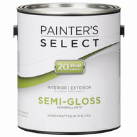 Acrylic Latex Paint, Interior/Exterior, Tint Base Semi-Gloss, 1-Gal. (Pack of 4)