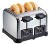 Hamilton Beach Stainless Steel Silver 4 slot Toaster 7.63 in. H X 11.3 in. W X 11.06 in. D