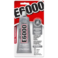 E6000 Clear High Strength Non Flammable Automotive and Industrial Adhesive Gel 3.7 oz.