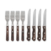 BBQ Set: 4 Steak Knives & 4 Forks