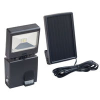 Heath Zenith Motion-Sensing Solar Powered LED Black Security Light