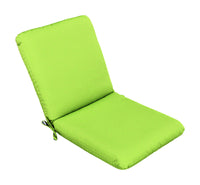 Casual Cushion  Gray/Lime  Polyester  Seating Cushion  4 in. H x 22 in. W x 44 in. L