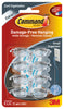 Command Strips 17302CLRES Small Clear Cord Clips 8 Count With Command?�� Adhesive Strips (Pack of 4)