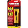 Rayovac Workhorse Black/Yellow Polypropylene 20 lm. LED Flashlight with D-Battery