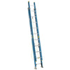 Werner 20 ft. H Fiberglass Telescoping Extension Ladder Type I 250 lb. capacity