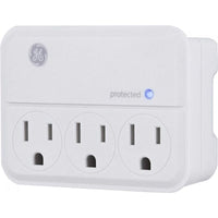 GE Grounded 3 outlets Outlet Tap Surge Protection 1 pk