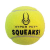 Hyper Pet Green Tennis Ball Rubber Squeaky Dog Toy Medium