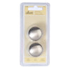 Bulldog Classic Round Cabinet Knob 1 in. D Satin Nickel 2 pk