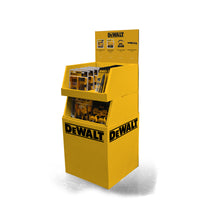 DeWalt  Multicolored  PTA and Hand Tool Quarter Pallet  Display  Cardboard