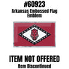 University of Arkansas State Flag Aluminum Emblem