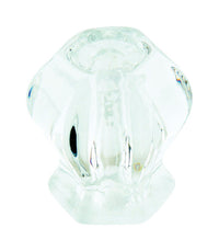 Amerock  Allison  Round  Furniture Knob  1-3/16 in. Dia. 1-1/4 in. Crystal  2 pk