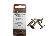 Cat 5 Sidewalk Bolts 1/4-20 X 1 10/Pack