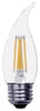 GE Lighting 45661 4 Watt E26 CAM Clear Daylight LED Dimmable Refresh HD Light Bulbs 4 Count