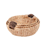 Honey Can Do  Brown/Natural  Woven Basket