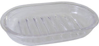 Royal Round Soap Dish, Clear