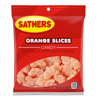 Sathers Chuckles Orange Slices Gummi Candy 5 oz. (Pack of 12)