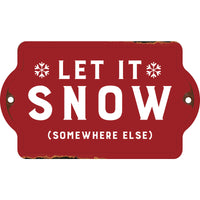 Open Road Brands Let it Snow Indoor Christmas Decor (Pack of 4)