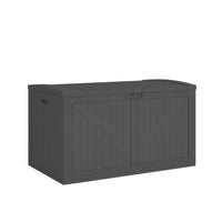 Craftsman Gray Plastic Deck Box 134 gal