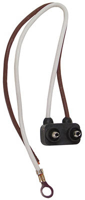 Trailer Connector Light Plug, 2-Prong