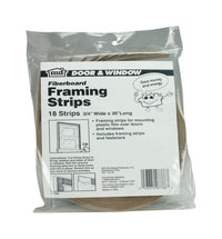 M-D Brown Fiber Framing Strips For Door and Window 36 in. L X 3/4 in.