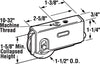 Prime-Line  1-1/2 in. Dia. x 5/16 in. L Steel  Roller Assembly  1 pk