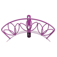 Yard Butler IHCWM-FLOWERP 12.5" X 5.75" X 6.5" Purple Flower Wall Mount Hose Hanger