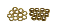 GRIP 5/8 in. Dia. x 1/4 in. Dia. Brass Grommet Kit 24 pk