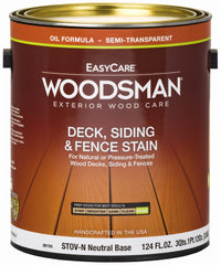 Oil Deck, Siding & Fence Stain, Semi-Transparent Neutral Base, 1-Gallon (Pack of 2)