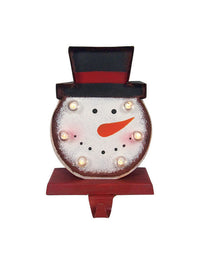 Celebrations  Snowman  Stocking Holder  Iron  1 pk