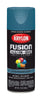 Krylon Fusion All-In-One Satin Peacock Blue Paint + Primer Spray Paint 12 oz. (Pack of 6)