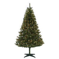 Celebrations 6-1/2 ft. Full Incandescent 350 lights Pine Christmas Tree