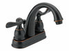 Delta Oil Rubbed Bronze Bathroom Faucet 4 in.