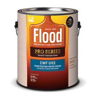 Flood CWF-UV 5 Matte Natural Water-Based Wood Finish 1 gal. (Pack of 4)