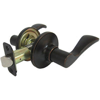 Naples Reversible Lever Passage Lockset, Aged Bronze