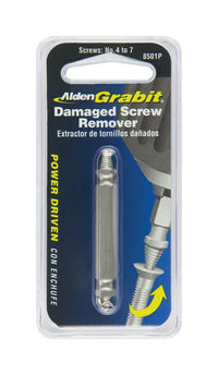 Alden  Grabit  No. 4-7   Steel  Double Ended Screw Extractor  1 pc.