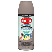 Krylon Satin Khaki Fusion Spray Paint 12 oz. (Pack of 6)