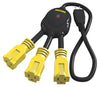 Stanley Commercial, Light Industrial, Residential Vinyl Grounding Outlet Multiplier 14-30R 14/3 AWG