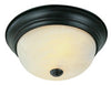 Bel Air Lighting Browns 6 in. H X 11 in. W X 11 in. L Oil Rubbed Bronze Black Ceiling Fixture