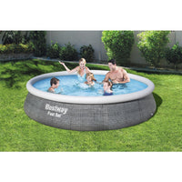 Bestway  Fast Set  1939 gal. Round  Above Ground Pool  33 in. H x 13 ft. Dia.